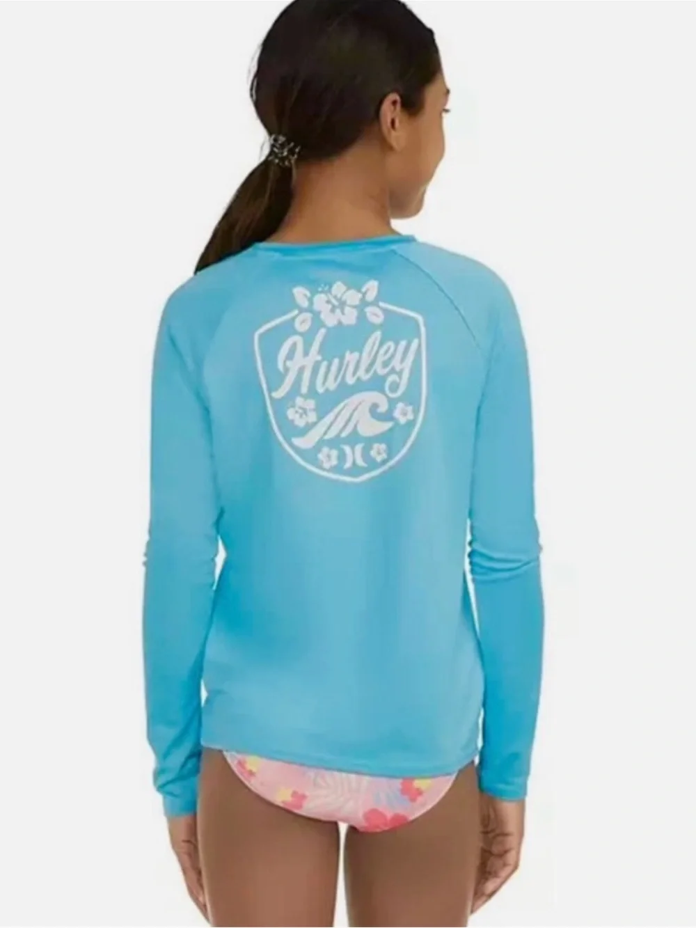 NWT Hurley Kids Blue Rash Guard